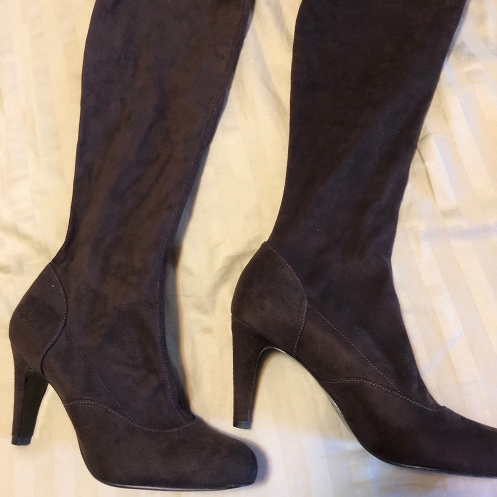 Brown stretch Boden boots